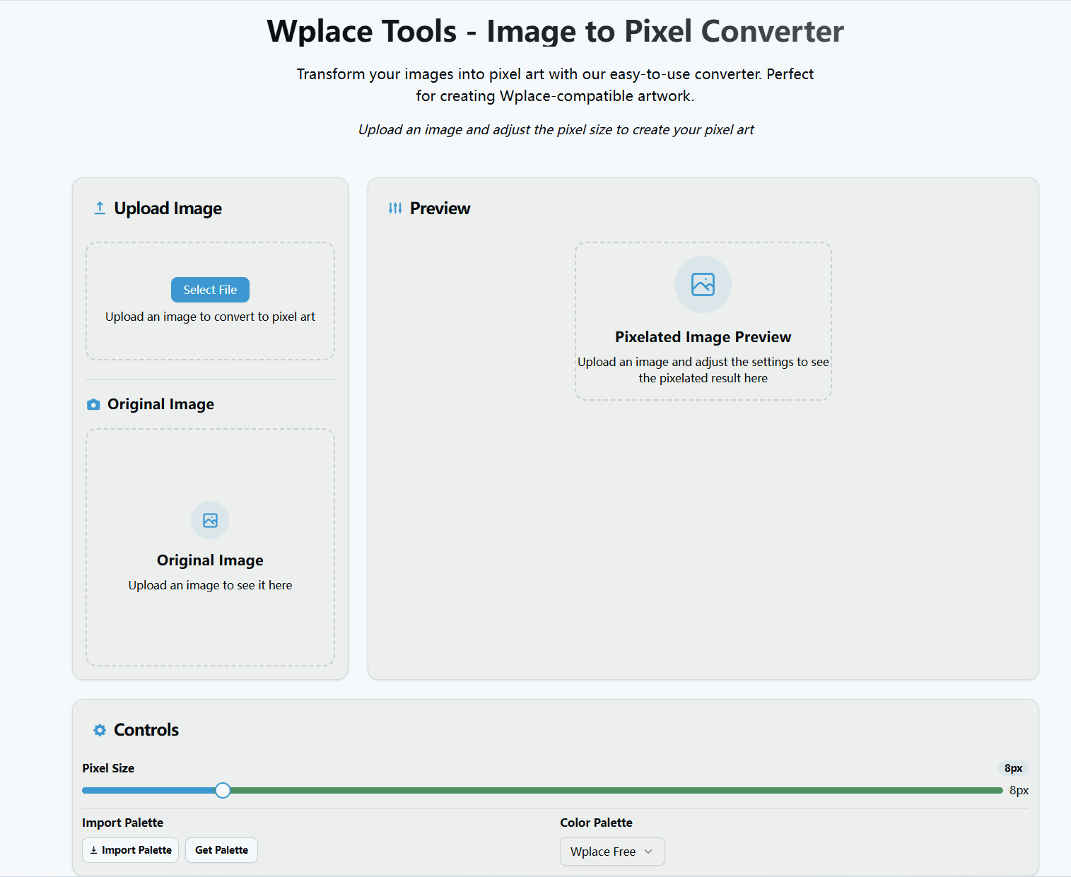 Wplace ToolKit screenshot and logo